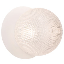 Lassie Diamond Cut Glass Warm White LED Outdoor Wall Light